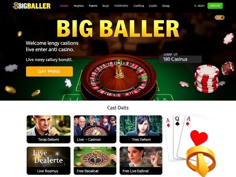 Welcome to Big Baller Casino.com – your ultimate destination for high-quality online gambling. Explore slots, poker, live dealers, and exclusive bonuses. Play real money games securely and enjoy top-tier entertainment.